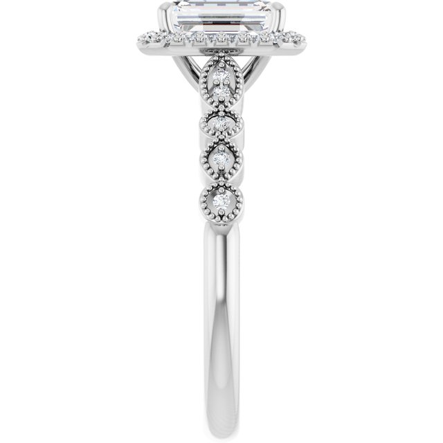 Halo-Style Engagement Ring