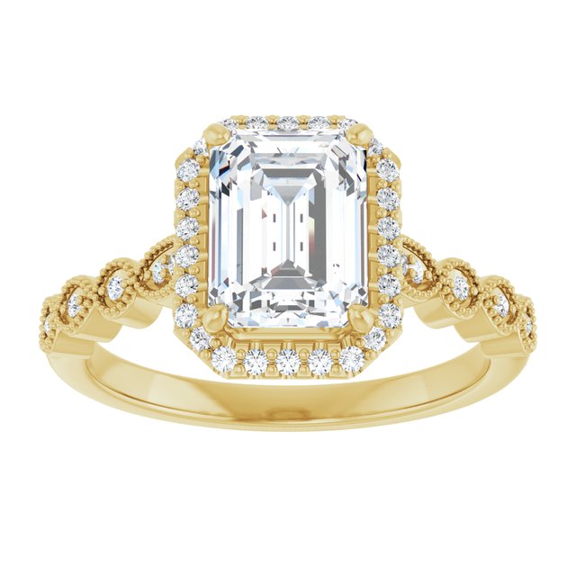 Halo-Style Engagement Ring