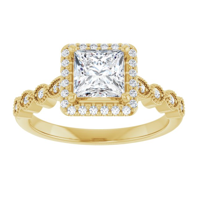 Halo-Style Engagement Ring