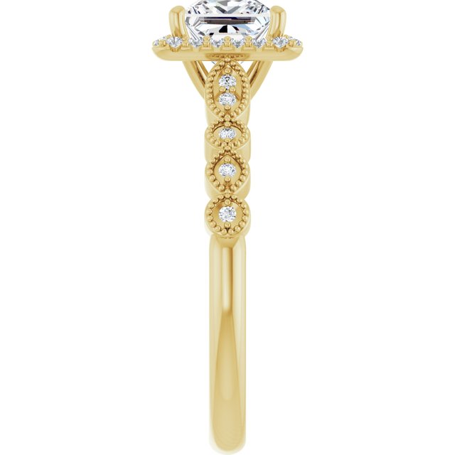 Halo-Style Engagement Ring
