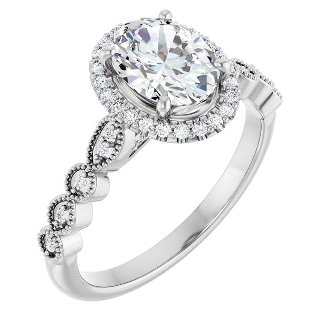 Halo-Style Engagement Ring