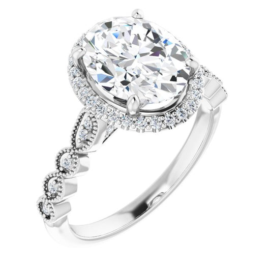 Halo-Style Engagement Ring
