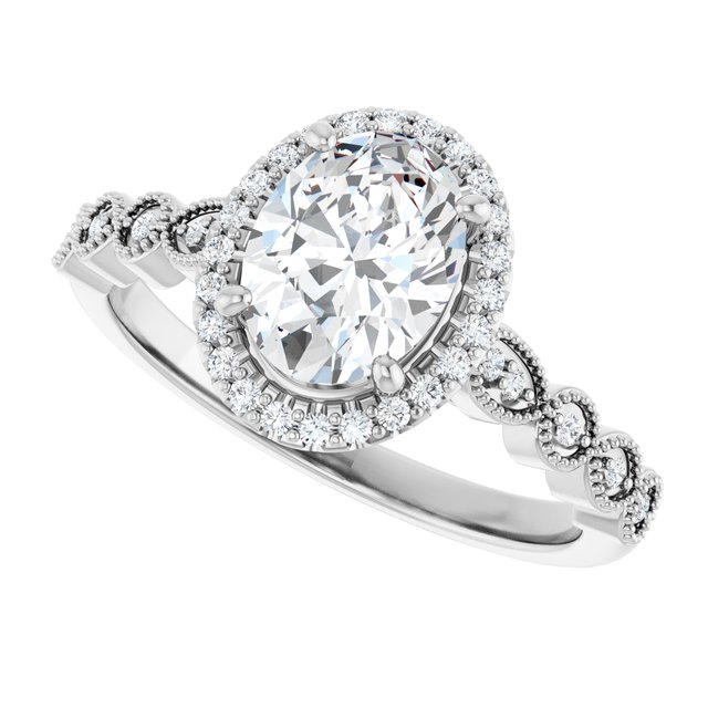Halo-Style Engagement Ring