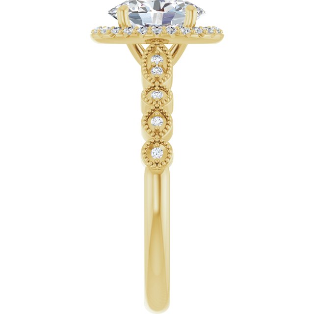 Halo-Style Engagement Ring