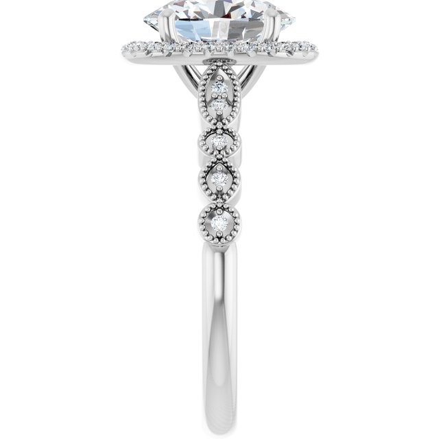 Halo-Style Engagement Ring