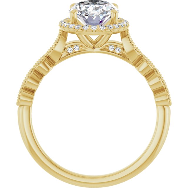 Halo-Style Engagement Ring