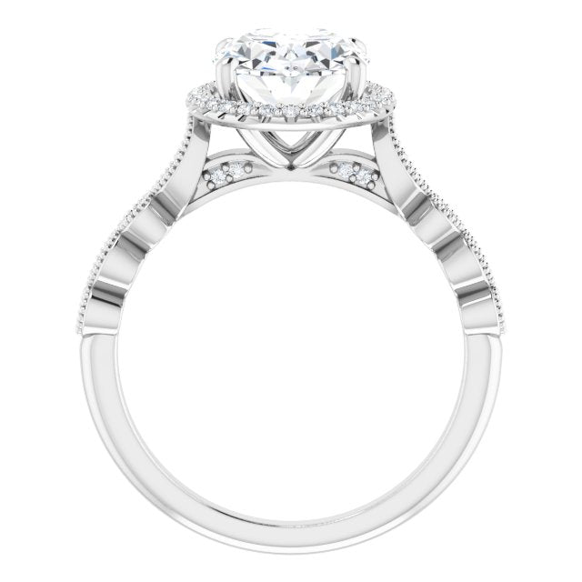 Halo-Style Engagement Ring