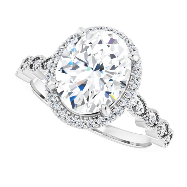Halo-Style Engagement Ring
