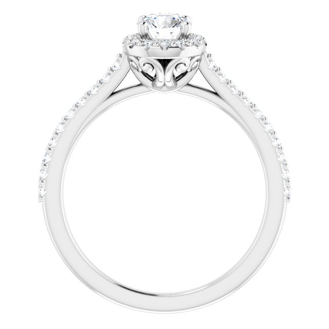 Halo-Style Engagement Ring