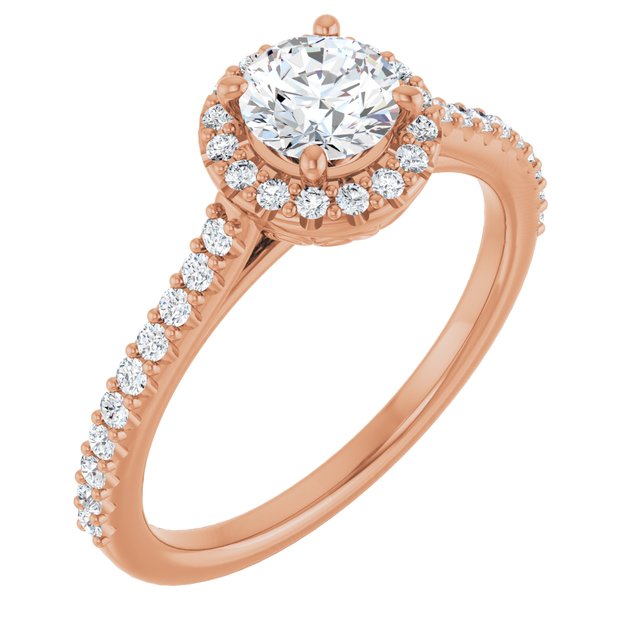 Halo-Style Engagement Ring