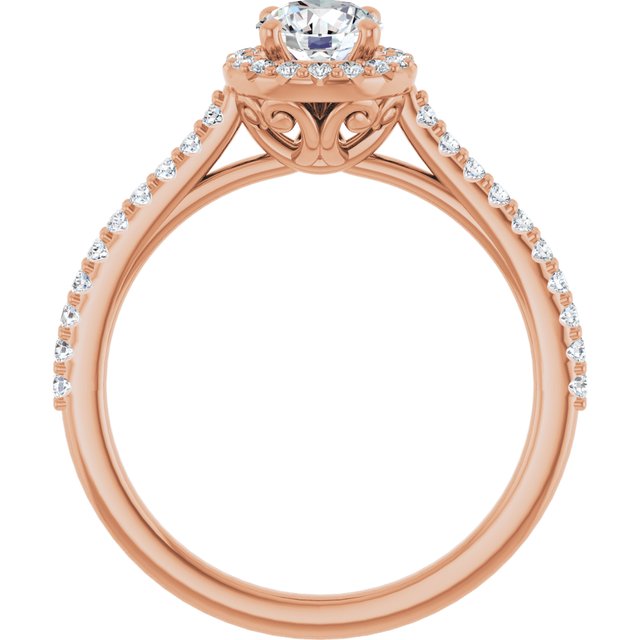Halo-Style Engagement Ring