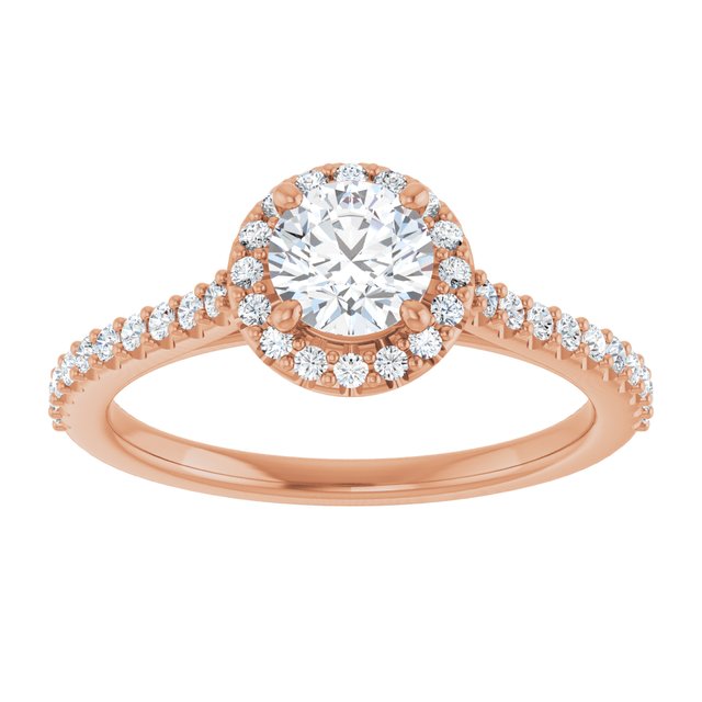 Halo-Style Engagement Ring