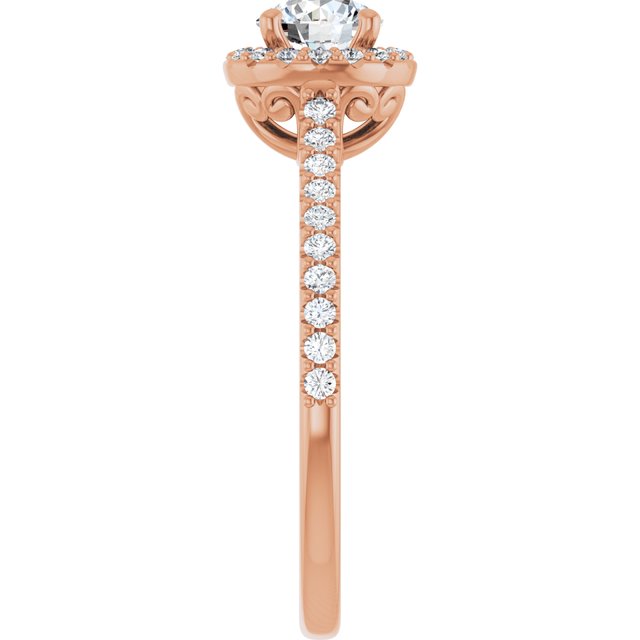 Halo-Style Engagement Ring