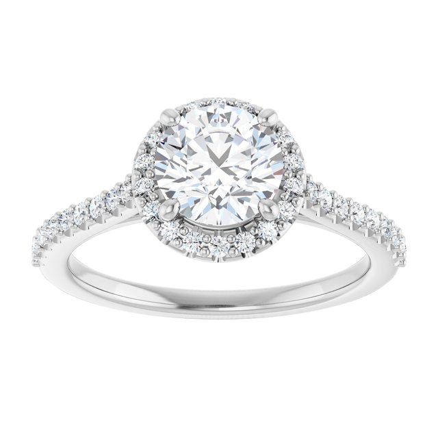 Halo-Style Engagement Ring