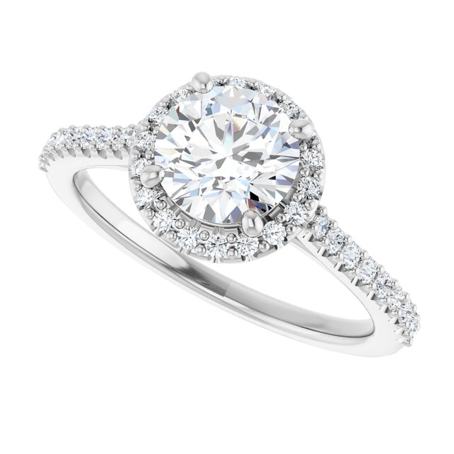 Halo-Style Engagement Ring
