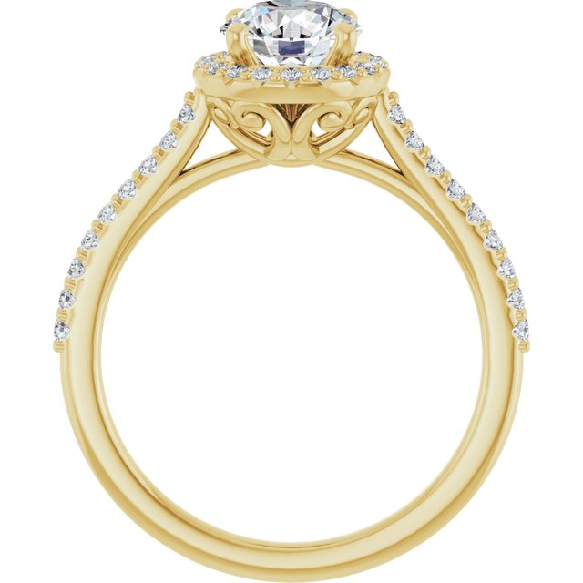Halo-Style Engagement Ring