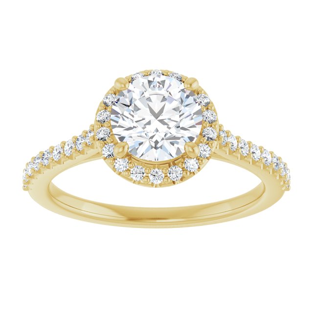 Halo-Style Engagement Ring