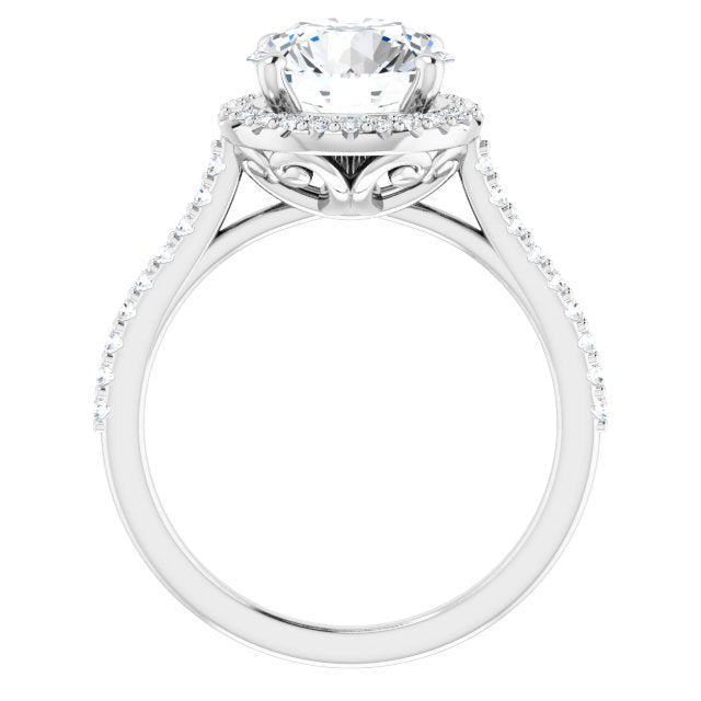 Halo-Style Engagement Ring