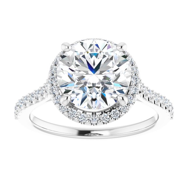 Halo-Style Engagement Ring