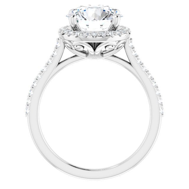 Halo-Style Engagement Ring