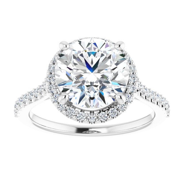 Halo-Style Engagement Ring