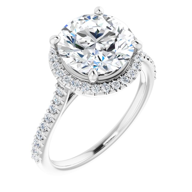 Halo-Style Engagement Ring