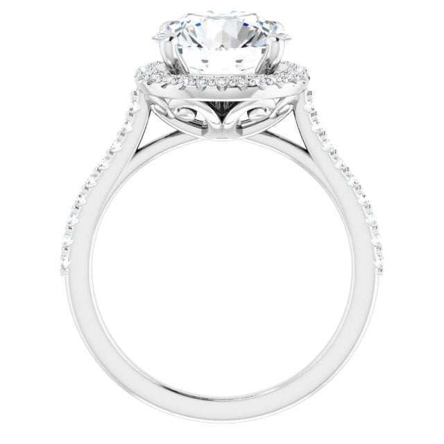 Halo-Style Engagement Ring