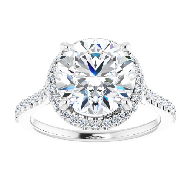 Halo-Style Engagement Ring