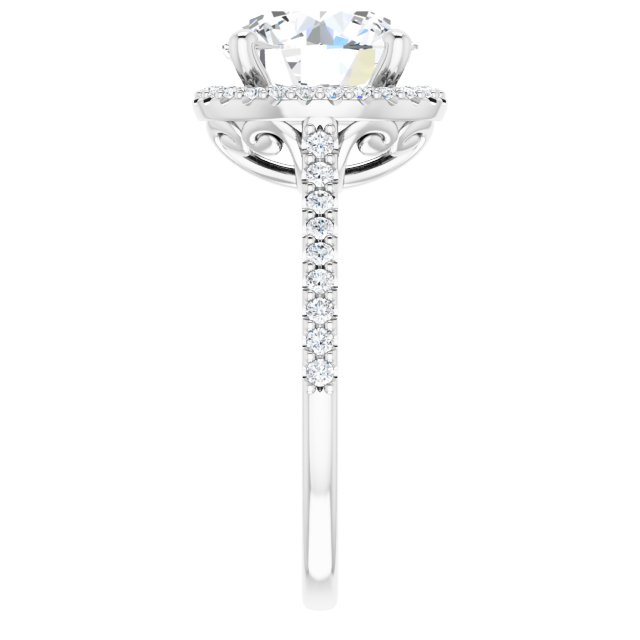 Halo-Style Engagement Ring