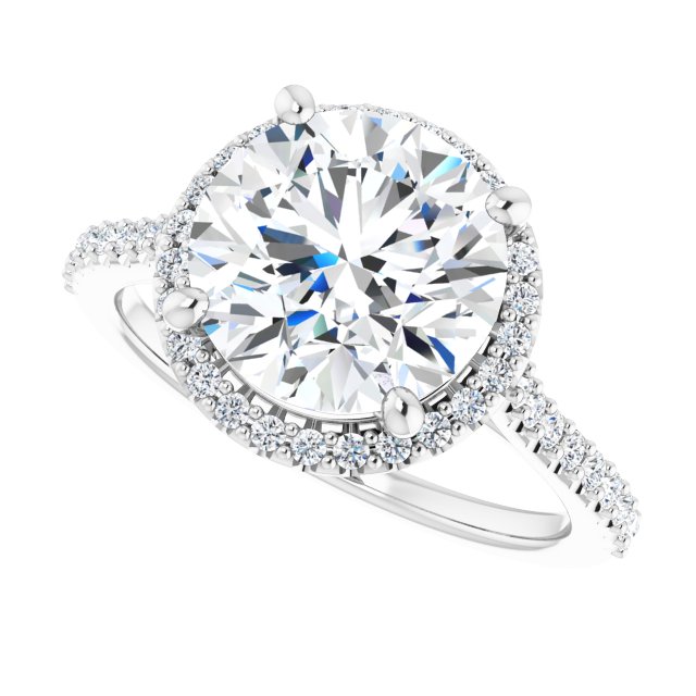 Halo-Style Engagement Ring