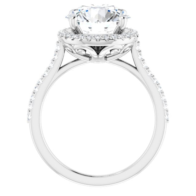 Halo-Style Engagement Ring