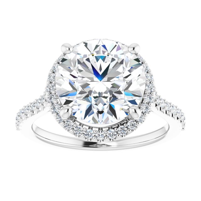 Halo-Style Engagement Ring