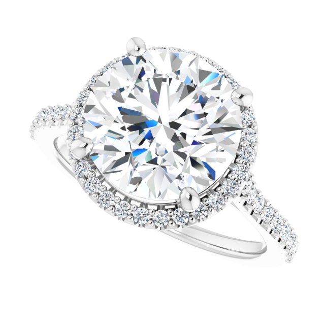 Halo-Style Engagement Ring