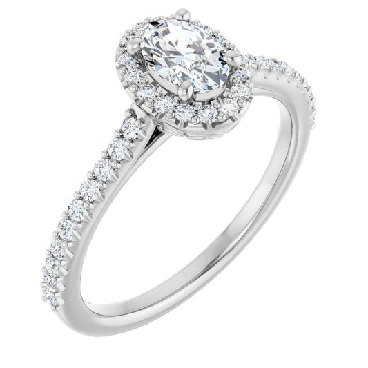 Halo-Style Engagement Ring