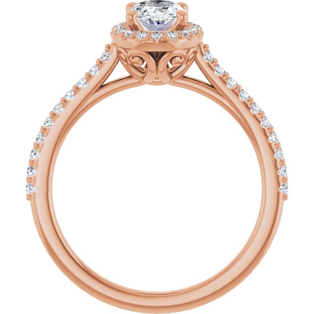 Halo-Style Engagement Ring