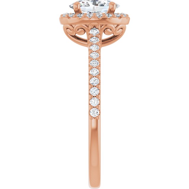Halo-Style Engagement Ring