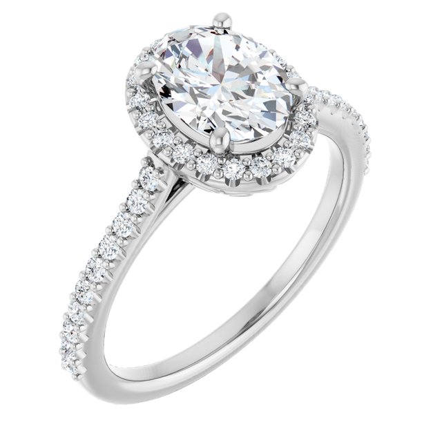 Halo-Style Engagement Ring