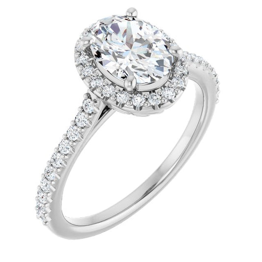 Halo-Style Engagement Ring