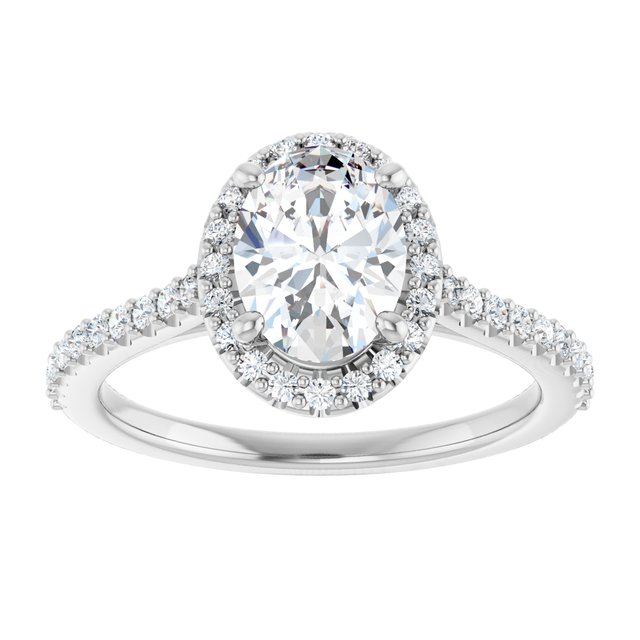 Halo-Style Engagement Ring