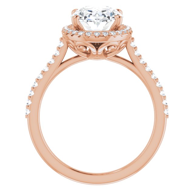 Halo-Style Engagement Ring
