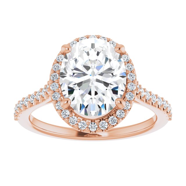 Halo-Style Engagement Ring
