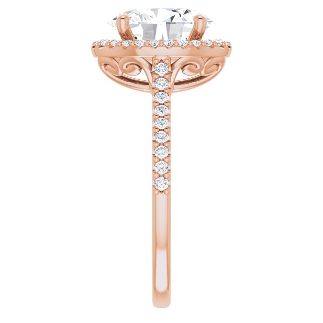 Halo-Style Engagement Ring
