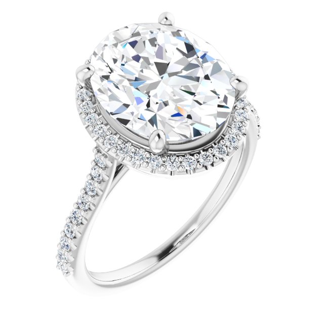 Halo-Style Engagement Ring