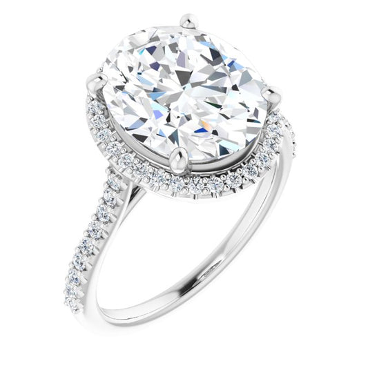 Halo-Style Engagement Ring