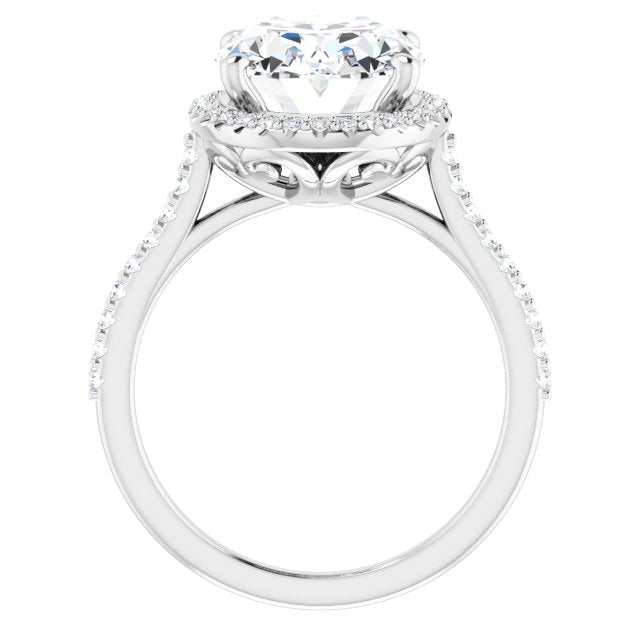 Halo-Style Engagement Ring