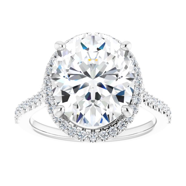 Halo-Style Engagement Ring