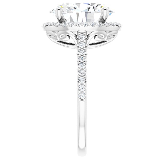 Halo-Style Engagement Ring