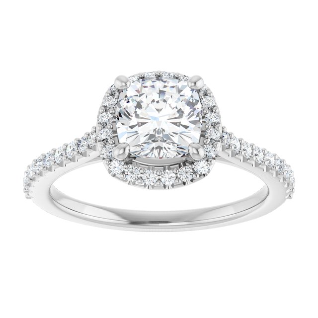 Halo-Style Engagement Ring