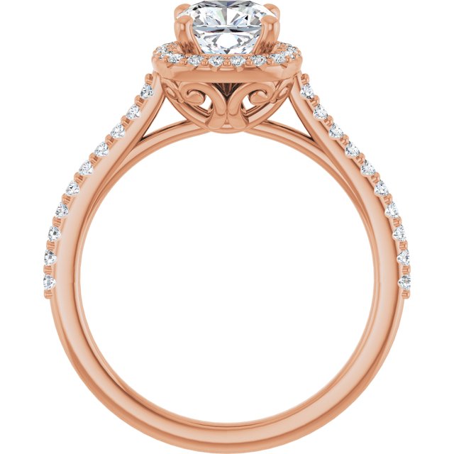 Halo-Style Engagement Ring