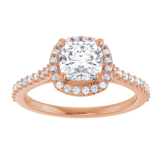 Halo-Style Engagement Ring